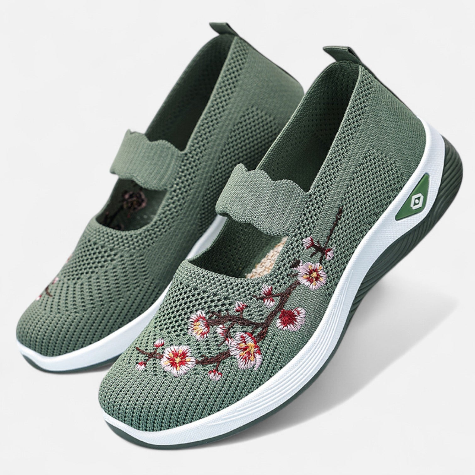 Jane with Flowers - Ortopædiske Sneakers