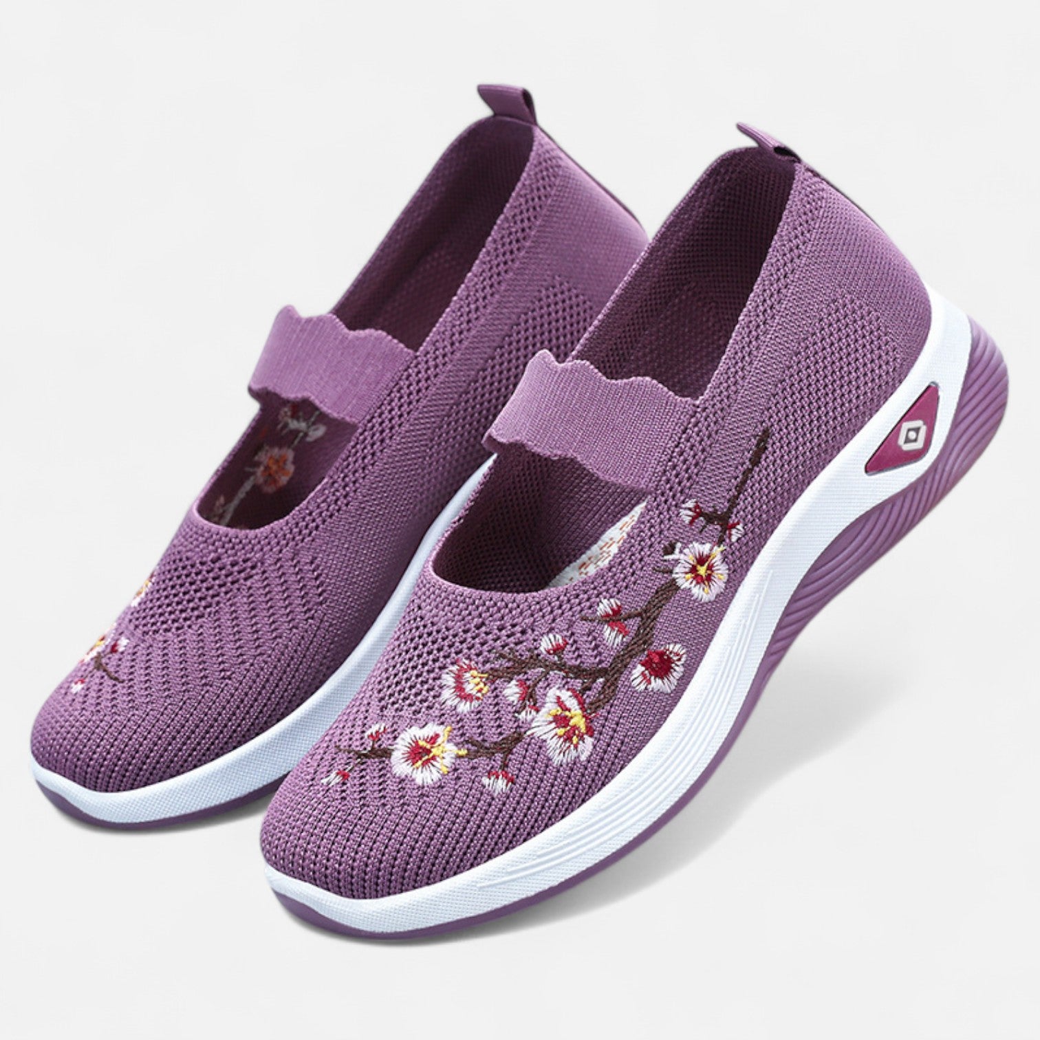 Jane with Flowers - Ortopædiske Sneakers