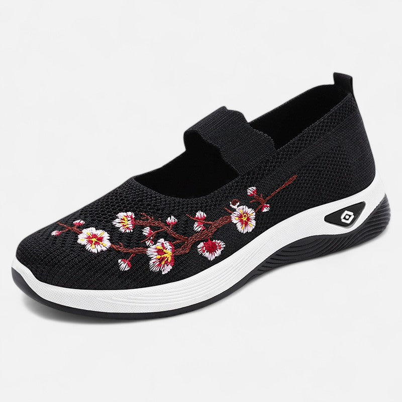 Jane with Flowers - Ortopædiske Sneakers