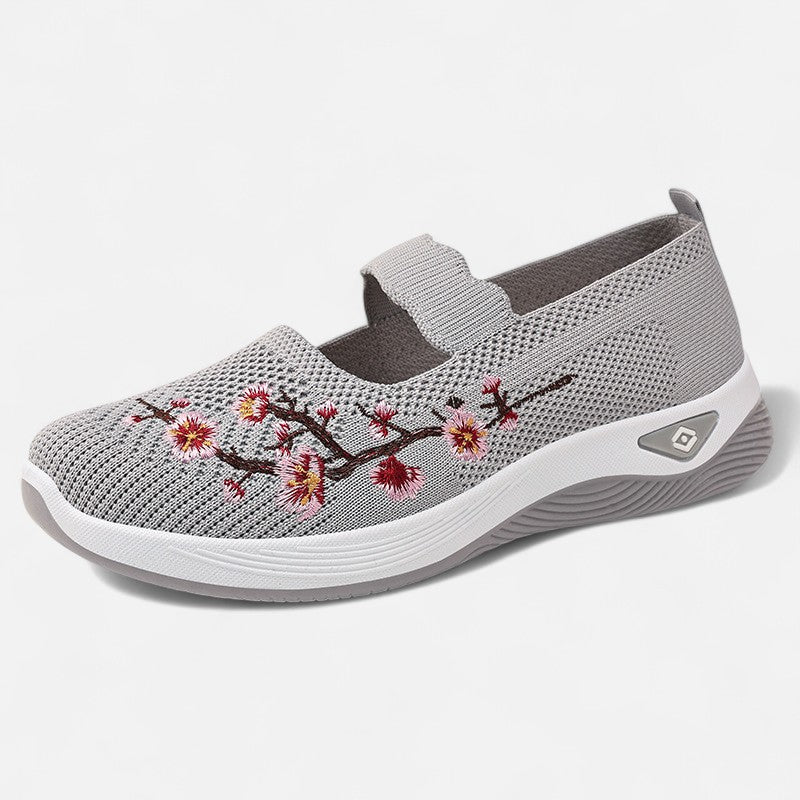 Jane with Flowers - Ortopædiske Sneakers
