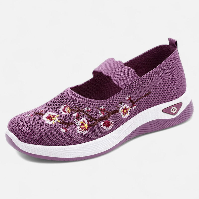 Jane with Flowers - Ortopædiske Sneakers
